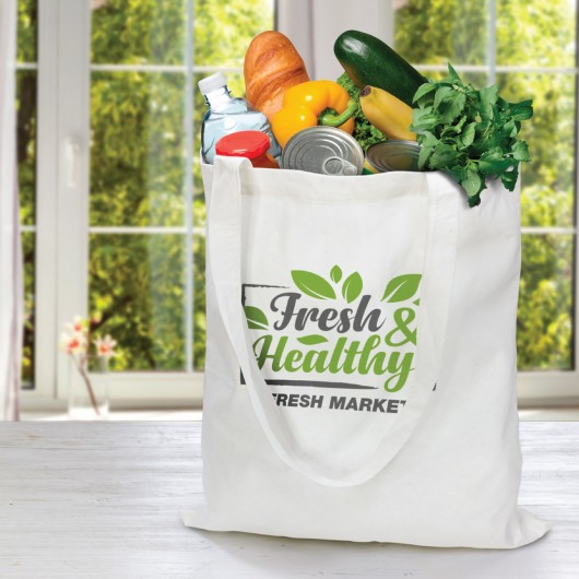 Bamboo tote bags lifestyle image